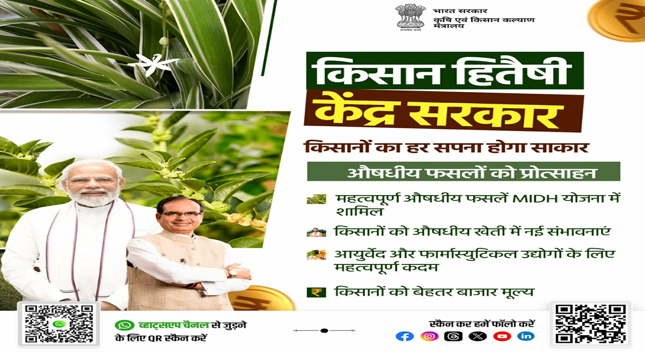 Promotion of medicinal crops