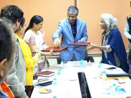 Memorandum of Understanding (MoU) to explore the possibilities of coordination and collaboration between NMPB, Ministry of AYUSH and SEPC on 18th February, 2019