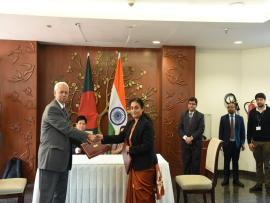 MoU signed between NMPB, Ministry of AYUSH, GOI & the Directorate General of Health Services, Ministry of Health & Family Welfare, Republic of Bangladesh for cooperation in the field of Medicinal Plants.