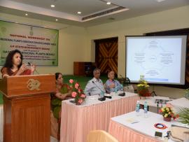 CEO of NMPB Presents a Presentation in the National Workshop on MPCDAs Related Issues held on 8th to 9th June 2016 at Tirupati Andhra Pradesh